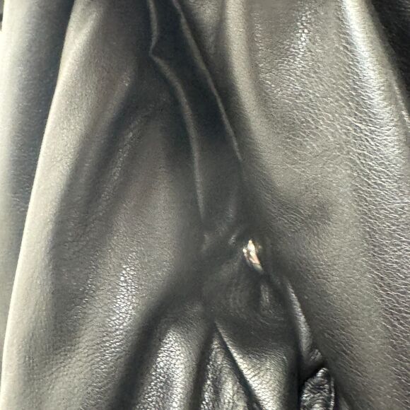 Pistola Callista Black Convertible Faux Leather Puffer Jacket Cost Vest S NEW - Picture 10 of 11